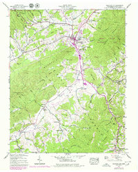 Mountain City 1938 topographic map thumbnail