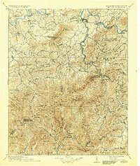 Mt. Guyot 1912 topographic map preview