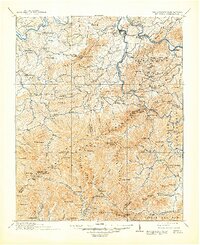 Mt. Guyot 1912 topographic map thumbnail