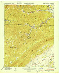 Mingo Mountains topographic map thumbnail
