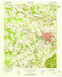 Mc Minnville 1953 topographic map thumbnail