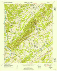 Meadow 1952 topographic map thumbnail
