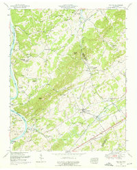 Meadow 1952 topographic map thumbnail
