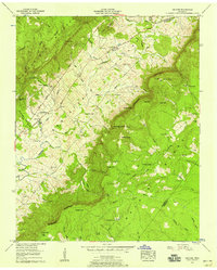 Melvine 1956 topographic map thumbnail