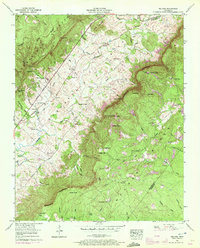 Melvine 1956 topographic map thumbnail