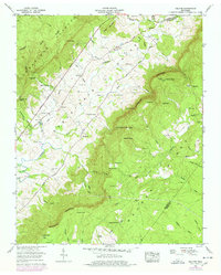 Melvine 1956 topographic map thumbnail