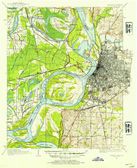 Memphis 1916 topographic map thumbnail