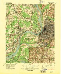 Memphis 1939 topographic map thumbnail