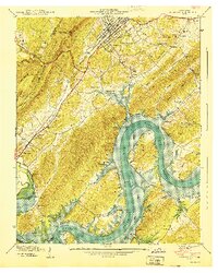 Rockwood 1940 topographic map thumbnail