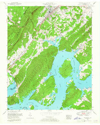 Rockwood 1952 topographic map thumbnail
