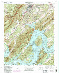 Rockwood 1969 topographic map thumbnail