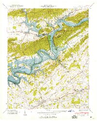 Russellville 1939 topographic map thumbnail