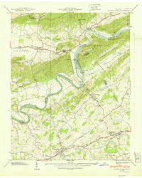 Russellville 1940 topographic map thumbnail