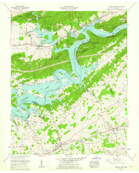 Russellville 1961 topographic map thumbnail