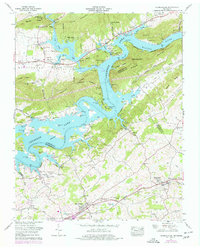 Russellville 1961 topographic map thumbnail