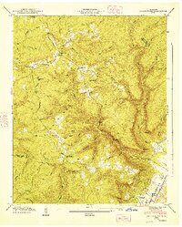 Savage Point 1947 topographic map thumbnail