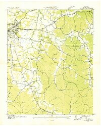 Savannah 1936 topographic map thumbnail
