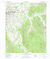 Savannah 1972 topographic map thumbnail