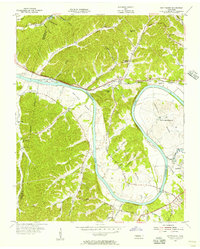 Scottsboro 1955 topographic map thumbnail