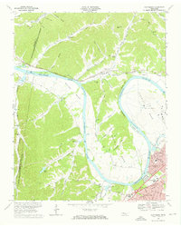 Scottsboro 1968 topographic map thumbnail