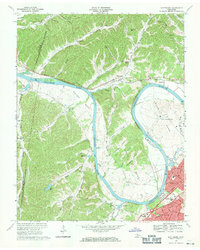 Scottsboro 1968 topographic map thumbnail