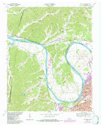 Scottsboro 1968 topographic map thumbnail