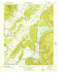 Sequatchie 1942 topographic map preview