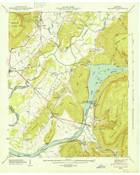 Sequatchie 1943 topographic map preview