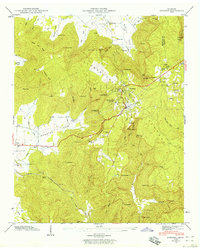 Sewanee 1946 topographic map thumbnail