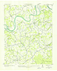Shady Grove 1935 topographic map thumbnail