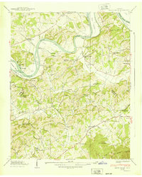 Shady Grove 1939 topographic map thumbnail