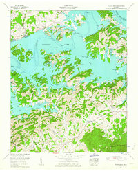 Shady Grove 1961 topographic map thumbnail