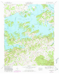 Shady Grove 1961 topographic map thumbnail