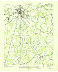 Shelbyville 1936 topographic map thumbnail
