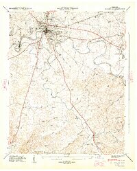Shelbyville 1947 topographic map thumbnail