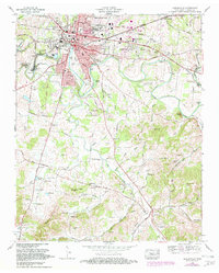 Shelbyville 1966 topographic map thumbnail