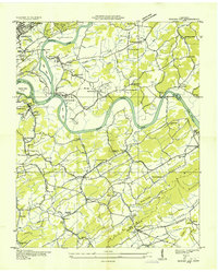Shooks Gap 1936 topographic map thumbnail