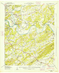 Shooks Gap 1940 topographic map thumbnail