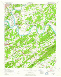 Shooks Gap 1953 topographic map thumbnail