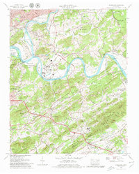 Shooks Gap 1979 topographic map thumbnail