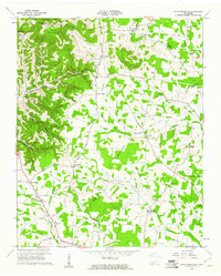 Short Mountain 1960 topographic map thumbnail