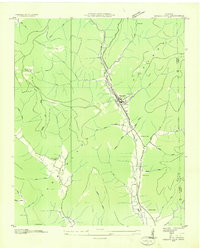 Sinking Cove 1936 topographic map thumbnail