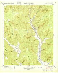 Sinking Cove 1950 topographic map thumbnail