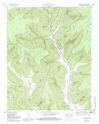 Sinking Cove 1947 topographic map thumbnail