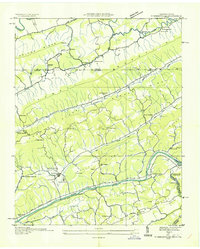 Sneedville 1935 topographic map thumbnail