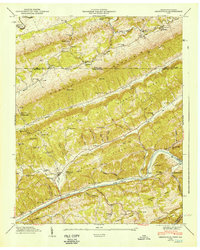 Sneedville 1947 topographic map thumbnail