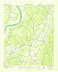 Snow Hill 1935 topographic map thumbnail