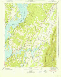 Snow Hill 1942 topographic map thumbnail