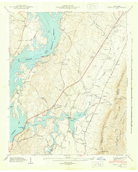 Snow Hill 1943 topographic map thumbnail