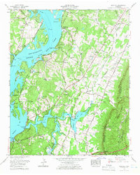 Snow Hill 1964 topographic map thumbnail